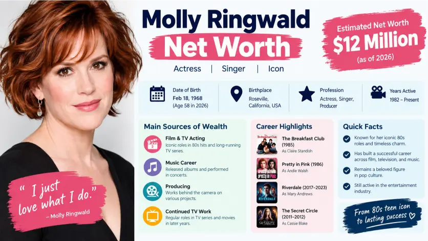 Molly Ringwald Net Worth