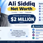 Ali Siddiq Net Worth