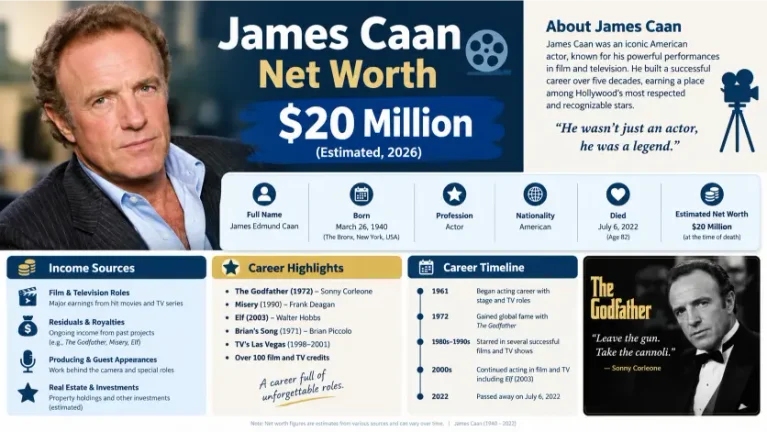 James Caan Net Worth