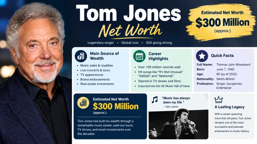 Tom Jones Net Worth